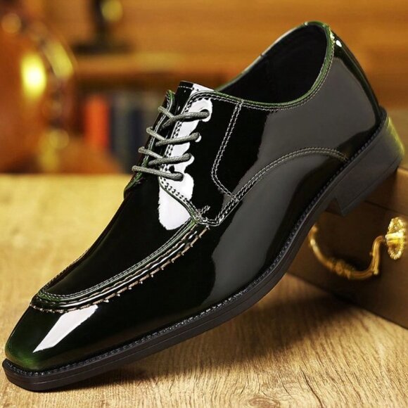 Men’s Jonas Patent Leather Derby Dress Shoes main image 8